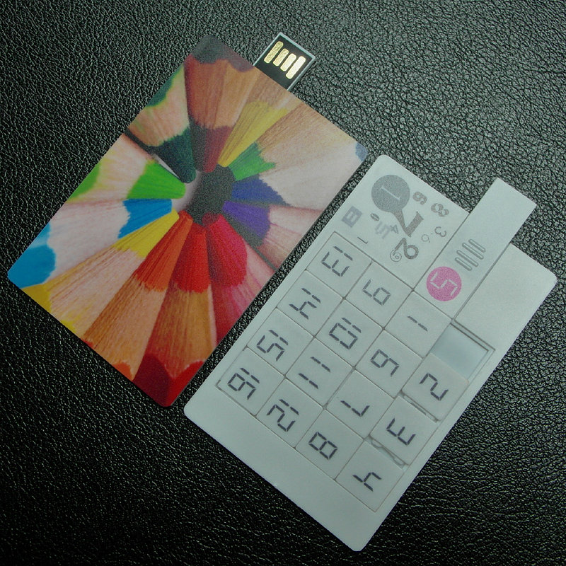 Credit Card Size USB Thumb Drive P526